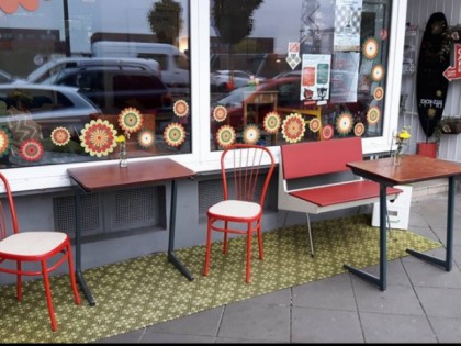Foto: Straßencafé Unionviertel